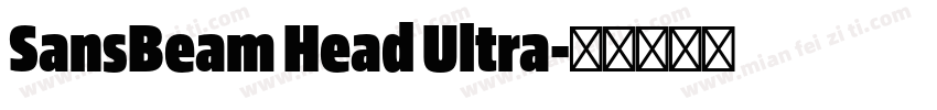 SansBeam Head Ultra字体转换